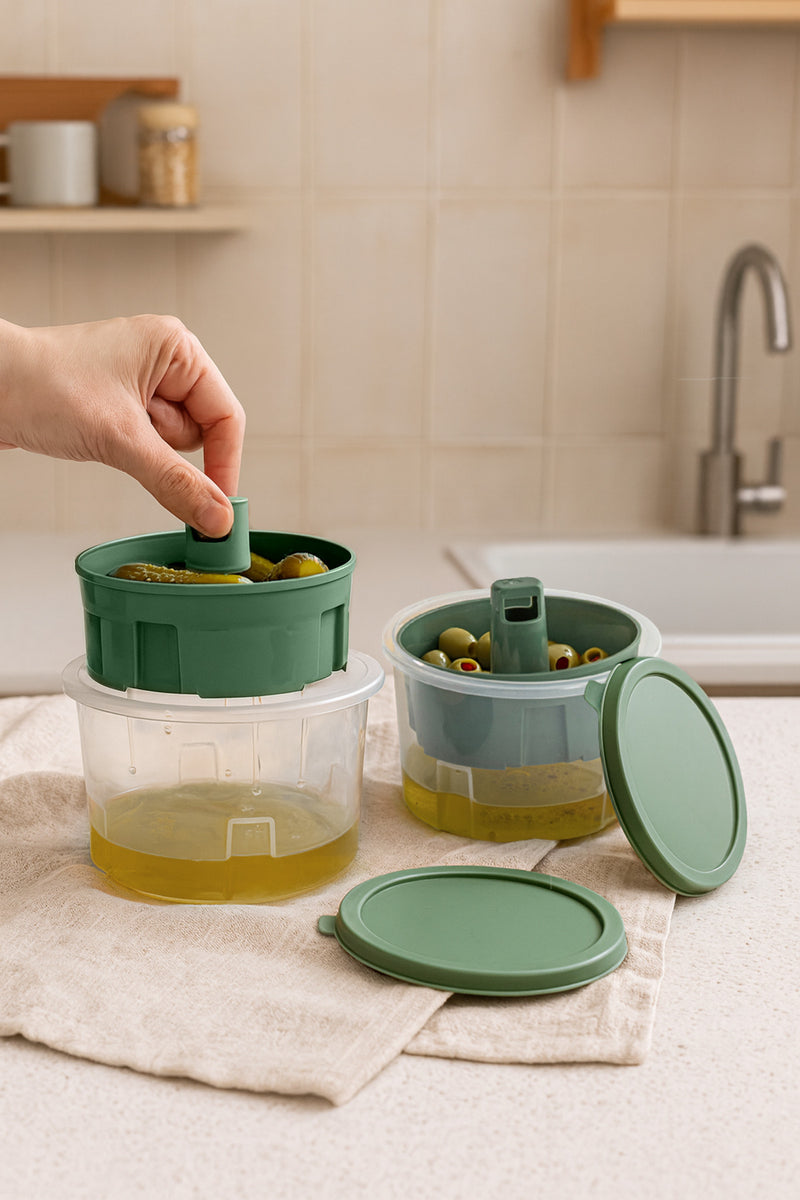 Boîte de Conservation 650 ml avec Égouttoir Intégré