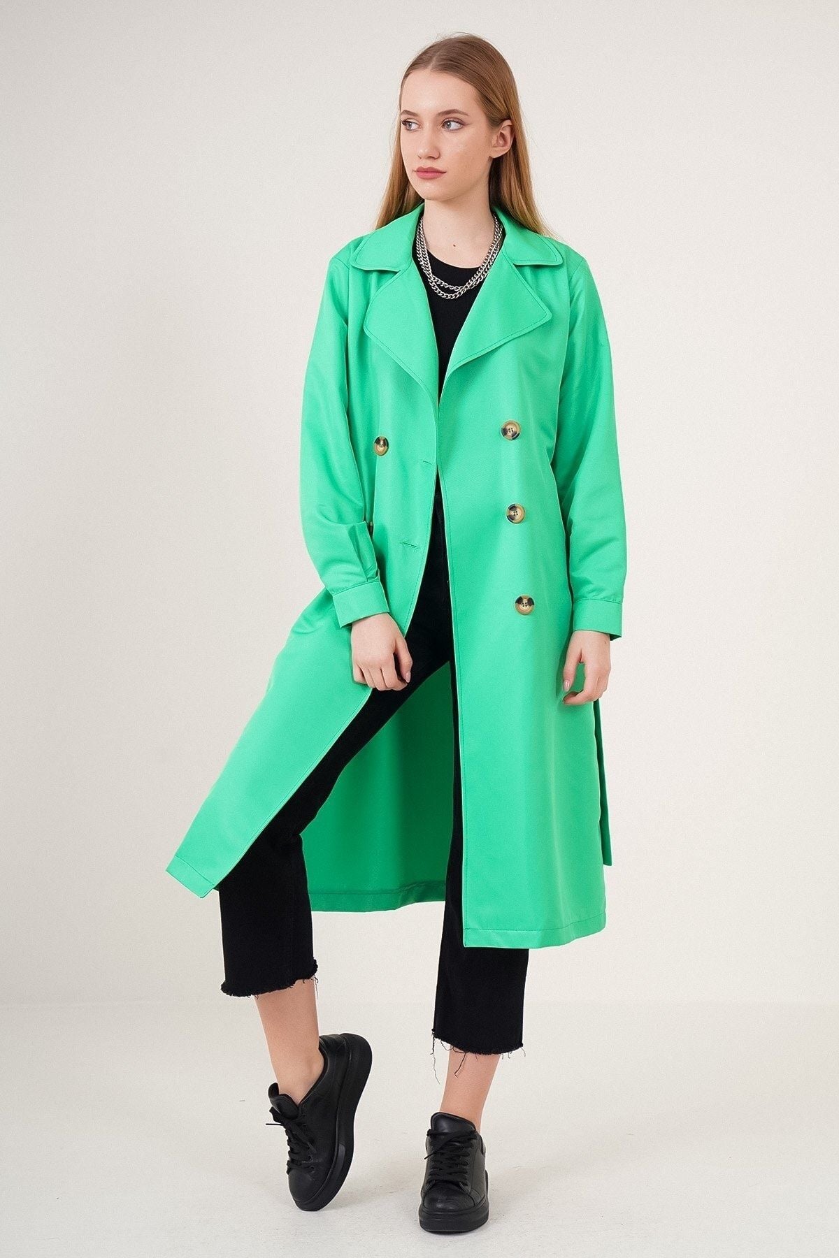 <tc>Trench Coat à Col Croisé 5853</tc>