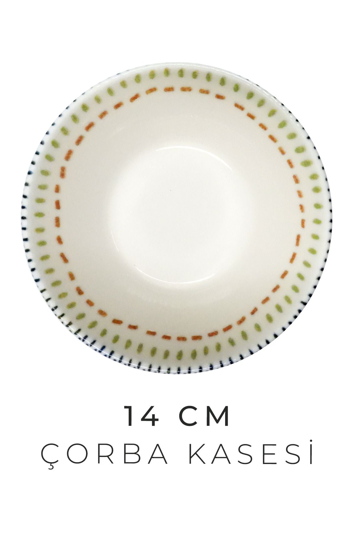 18 Parça 6 Kişilik Zen Mandalası Porselen Yemek Takımı - New Bone Yemek Seti - Justyol