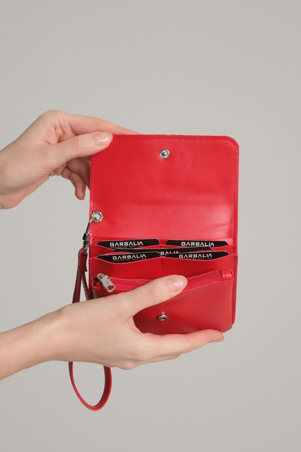 Best Bilek Askılı Fermuarlı Özel Tasarım Kadın Cüzdan Kartlık - Justyol