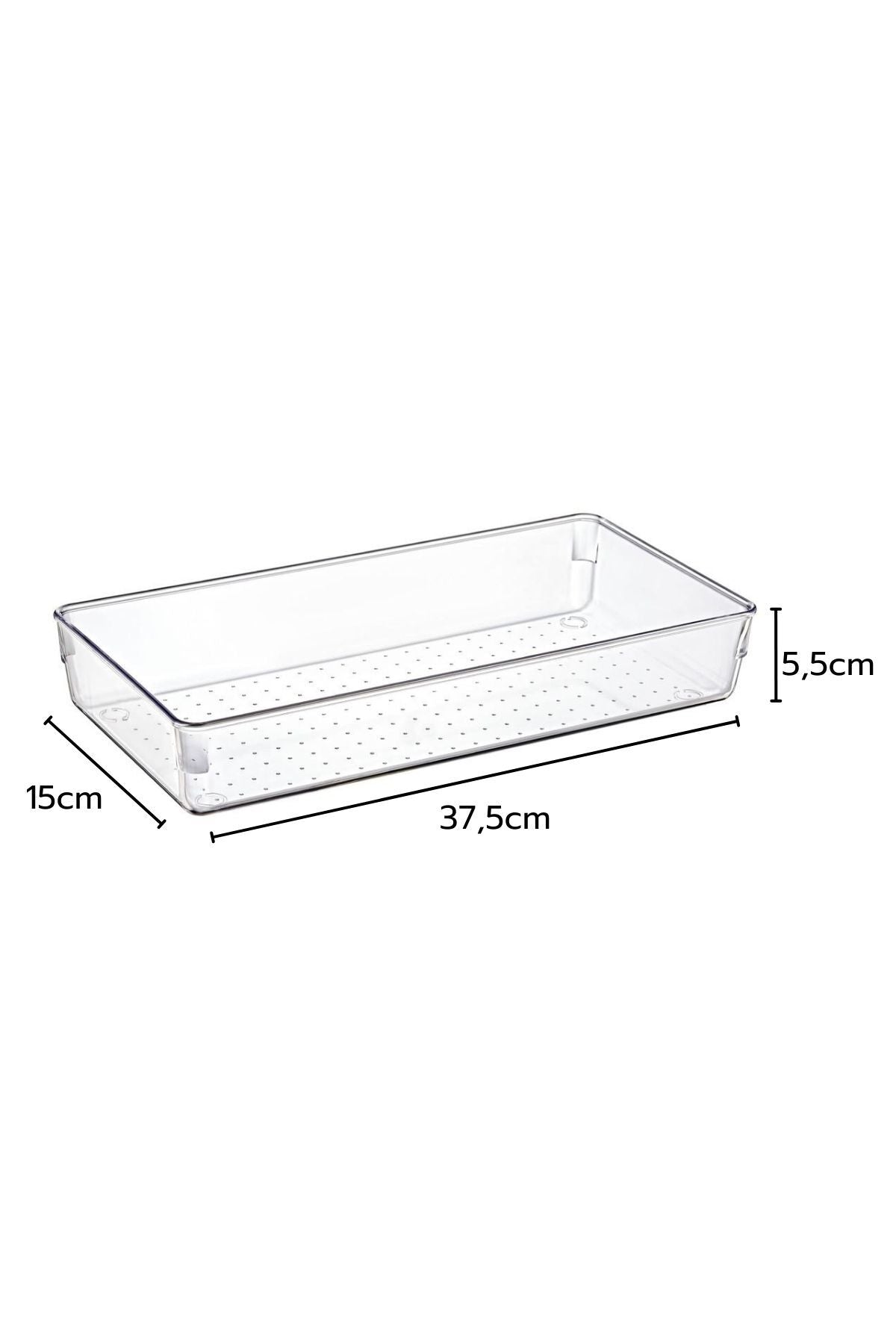 2'Li Set Clear Peçetelik Ve Organizer - Banyo Düzenleyici JHome