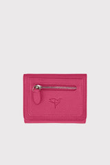 <tc>Moon Cuir Véritable Portefeuille Femme Fuchsia</tc>