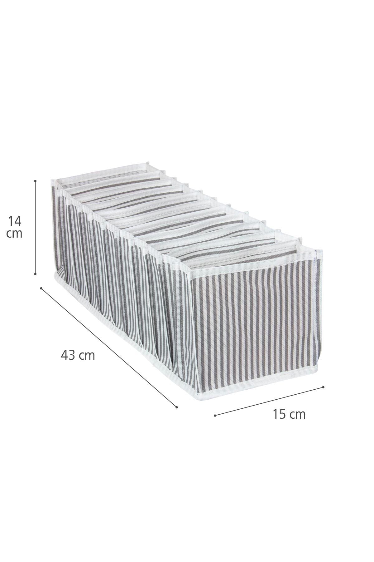 Organiseur accordéon - Taille M (43 x 15 x 14 cm) – Rangement pratique avec 10 compartiments