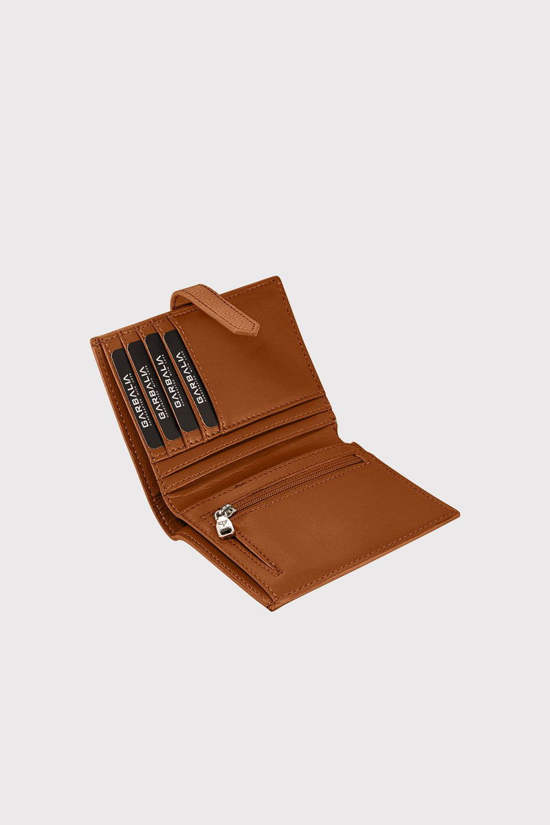 Porte-cartes femme zippé avec porte-monnaie et fermeture à sangle – Helsinki