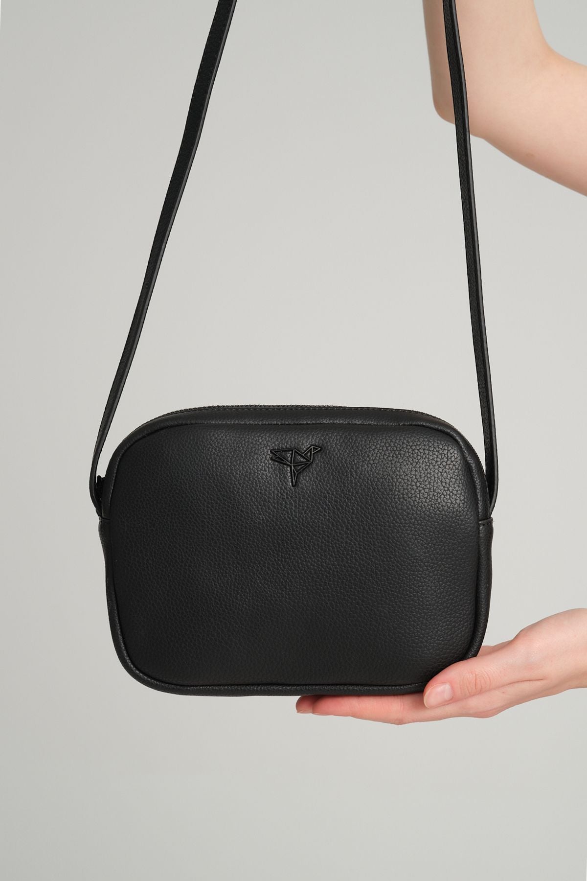 Liberty Ayarlanabilir Çapraz El Kol Omuz Askılı Fermuarlı Min Yeşili Kadın Mini Çanta - Justyol