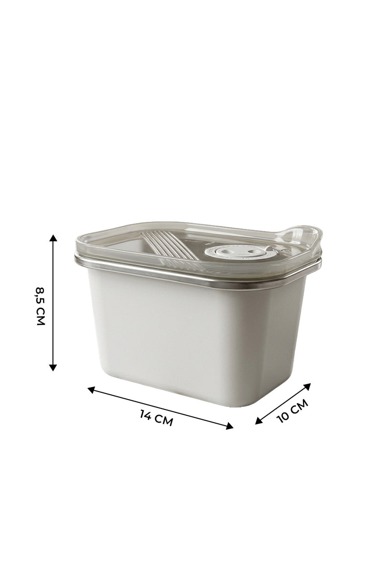 Boîte de Conservation Sous Vide en Inox 304 – 500 ml | Contenant Alimentaire avec Couvercle