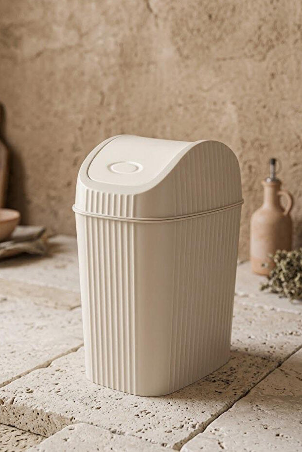 Poubelle de Table à Couvercle Basculant 6,7 L