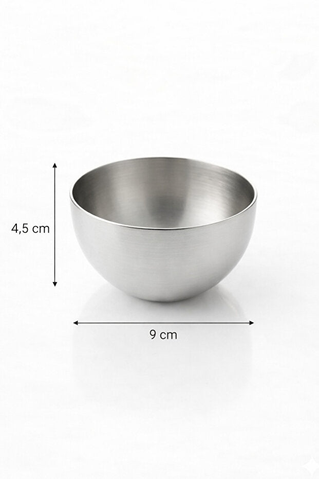 Bol de Présentation en Acier Inoxydable 9 cm