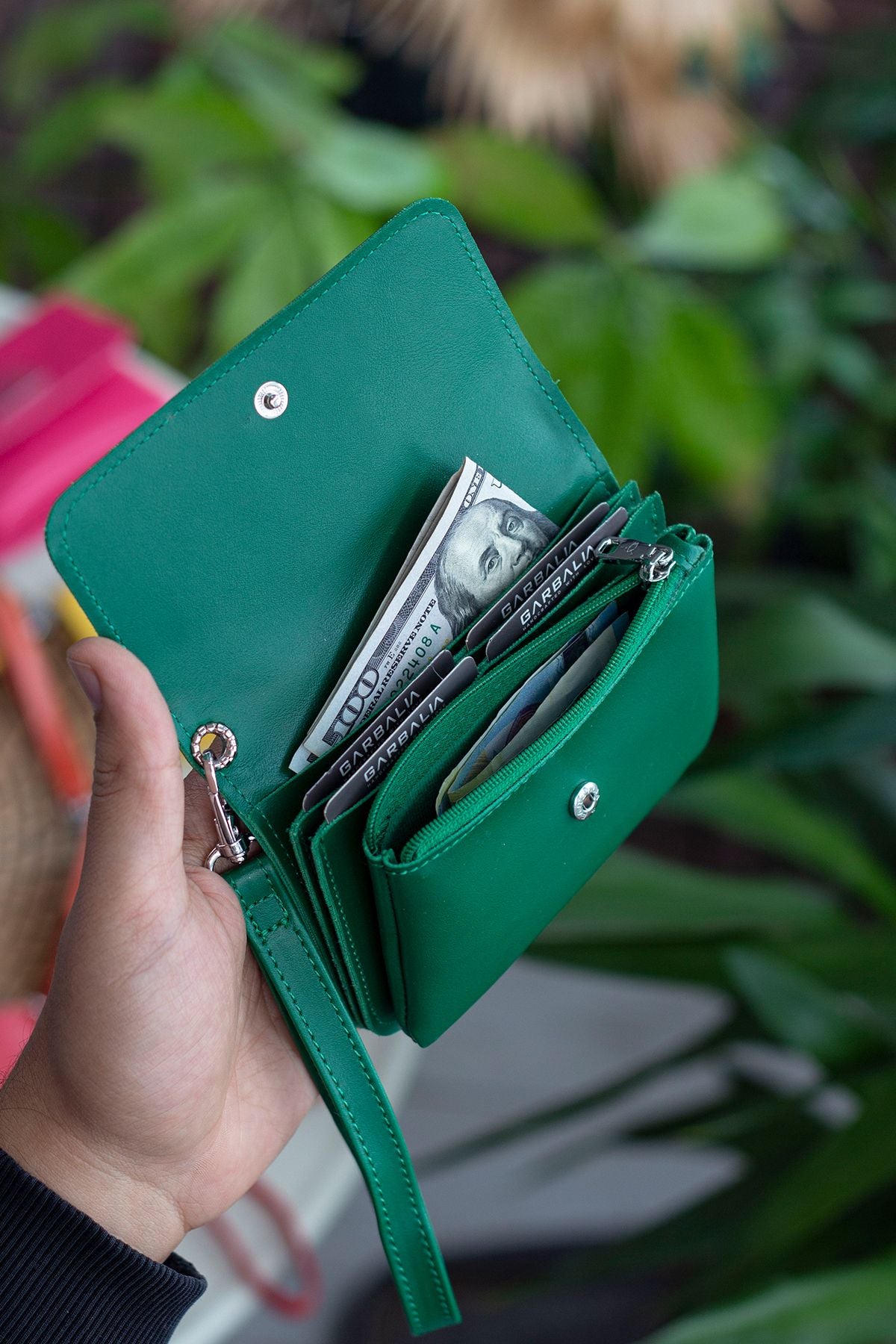 Best Bilek Askılı Fermuarlı Özel Tasarım Kadın Cüzdan Kartlık - Justyol