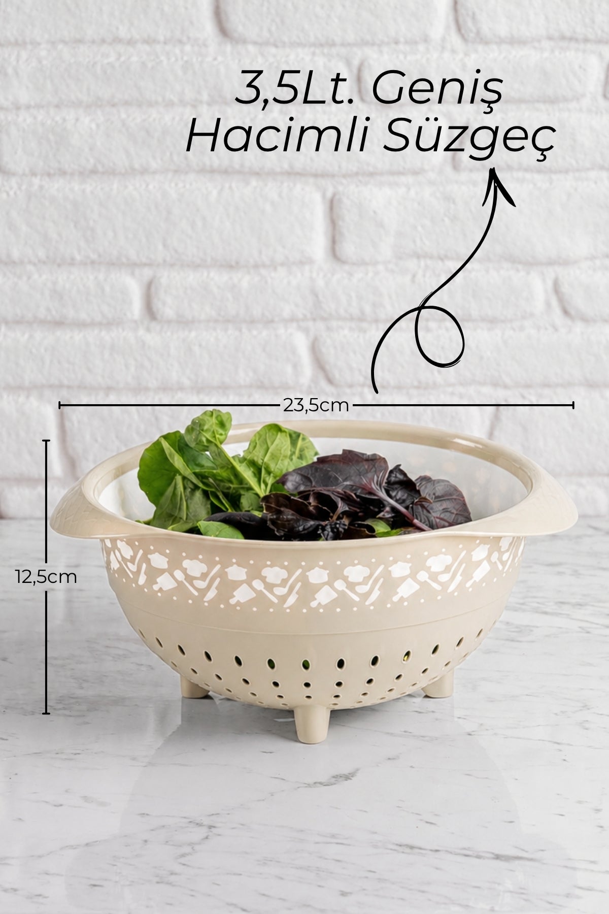 Set de 3 Pièces Passoire et Bols Multifonctions pour Cuisine