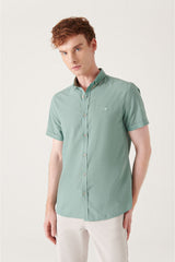 Bottom Brit Collar Regular Fit Short Sleeve Basic