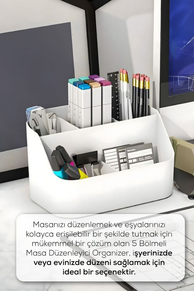 Organisateur de Maquillage et Bijoux 5 Compartiments