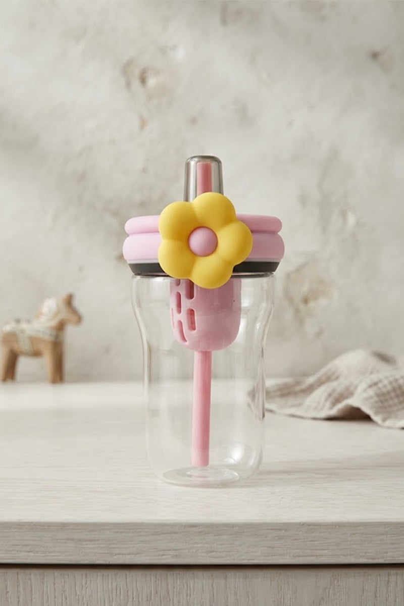 Gourde Détox avec Paille et Filtre Anti-Fuite 600 ml