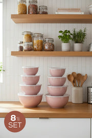 Set de 4 boîtes de rangement alimentaires avec couvercle Vienev – 1 L à 3,3 L – Sans BPA