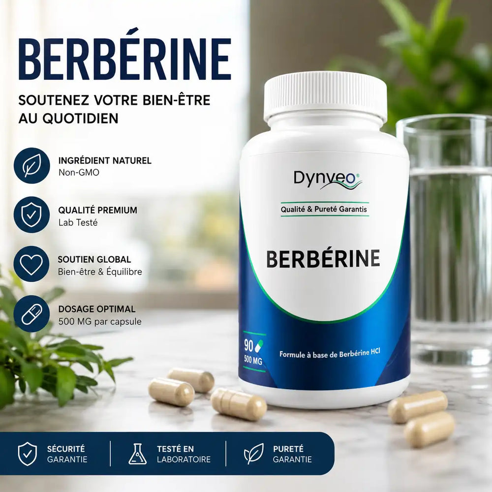 Berbérine HCl 500 mg – 90 Gélules Végétales