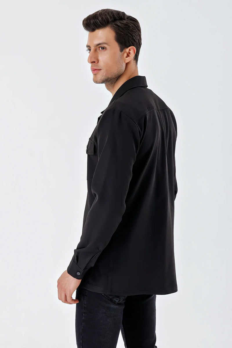 <tc>قميص رجالي سادة أوفرسايز</tc>