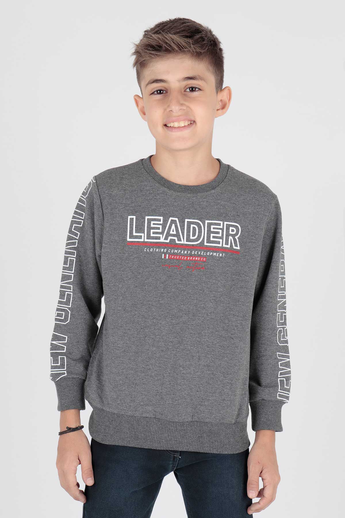 <tc>Sweat à imprimé Leader pour garçon Ahenk Kids AK15091</tc>