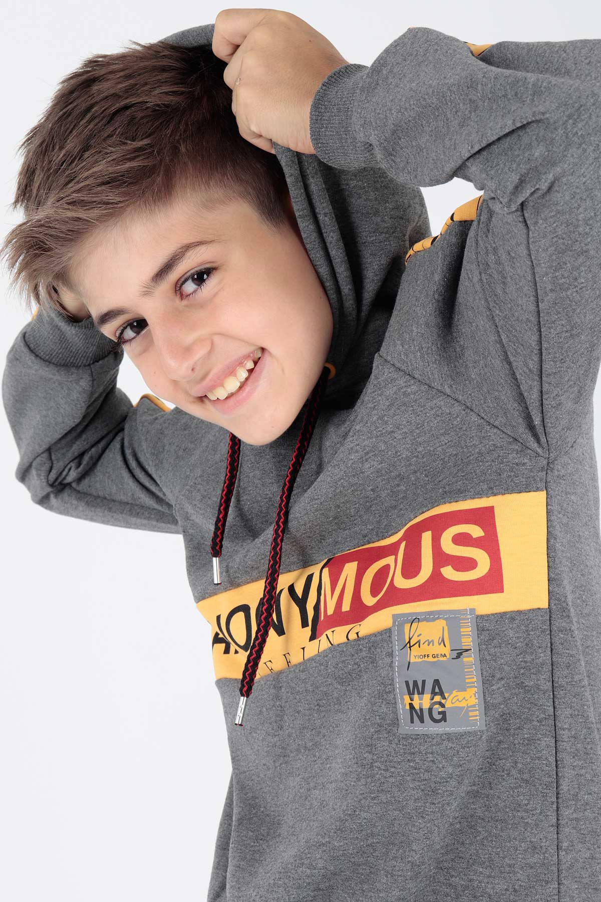 <tc>Sweat à imprimé Anonymous pour garçon Ahenk Kids AK15177</tc>