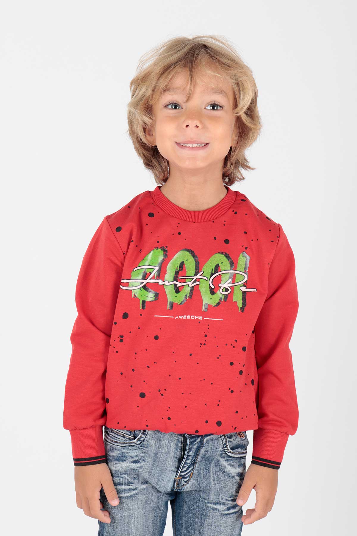 <tc>Sweat Ahenk Kids pour garçon avec imprimé Cool - AK222402</tc>