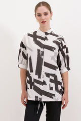 <tc>Chemise oversize à motif 20226.</tc>