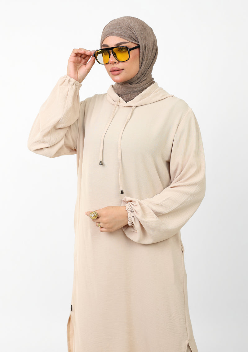 Ensemble Houria 2 Pièces – Tunique à Capuche & Pantalon Large
