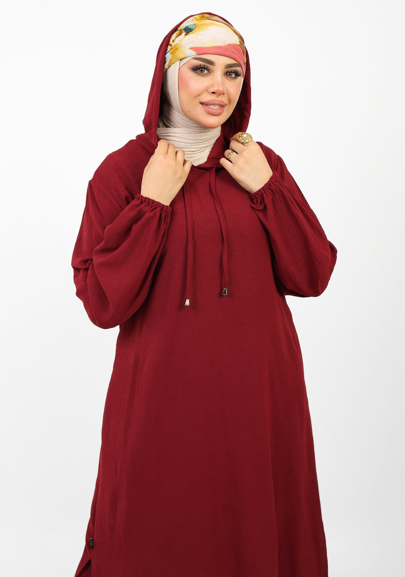 Ensemble Houria 2 Pièces – Tunique à Capuche & Pantalon Large