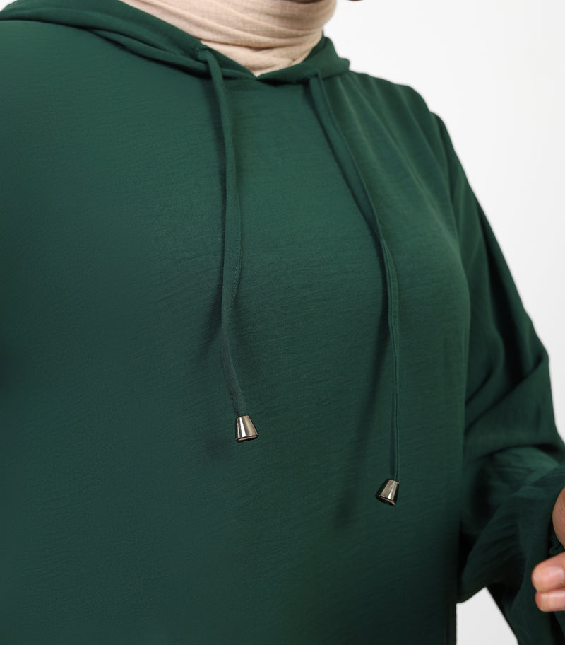 Ensemble Houria 2 Pièces – Tunique à Capuche & Pantalon Large