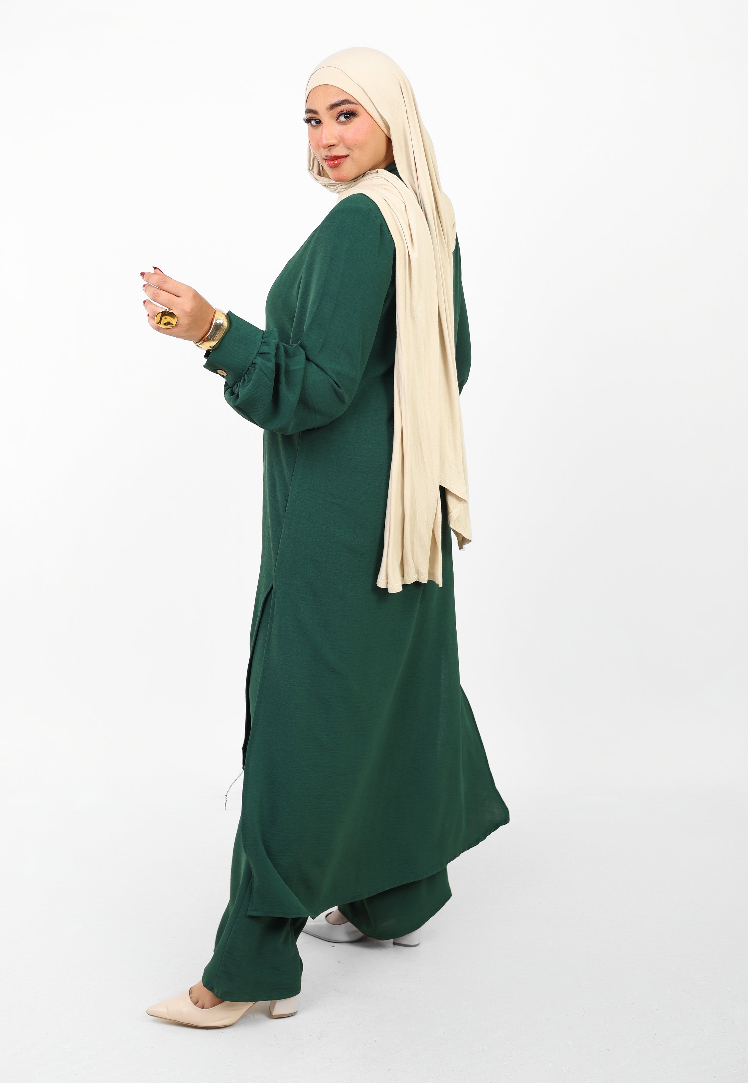 Ensemble Baldeez 2 Pièces – Tunique Longue & Pantalon Large