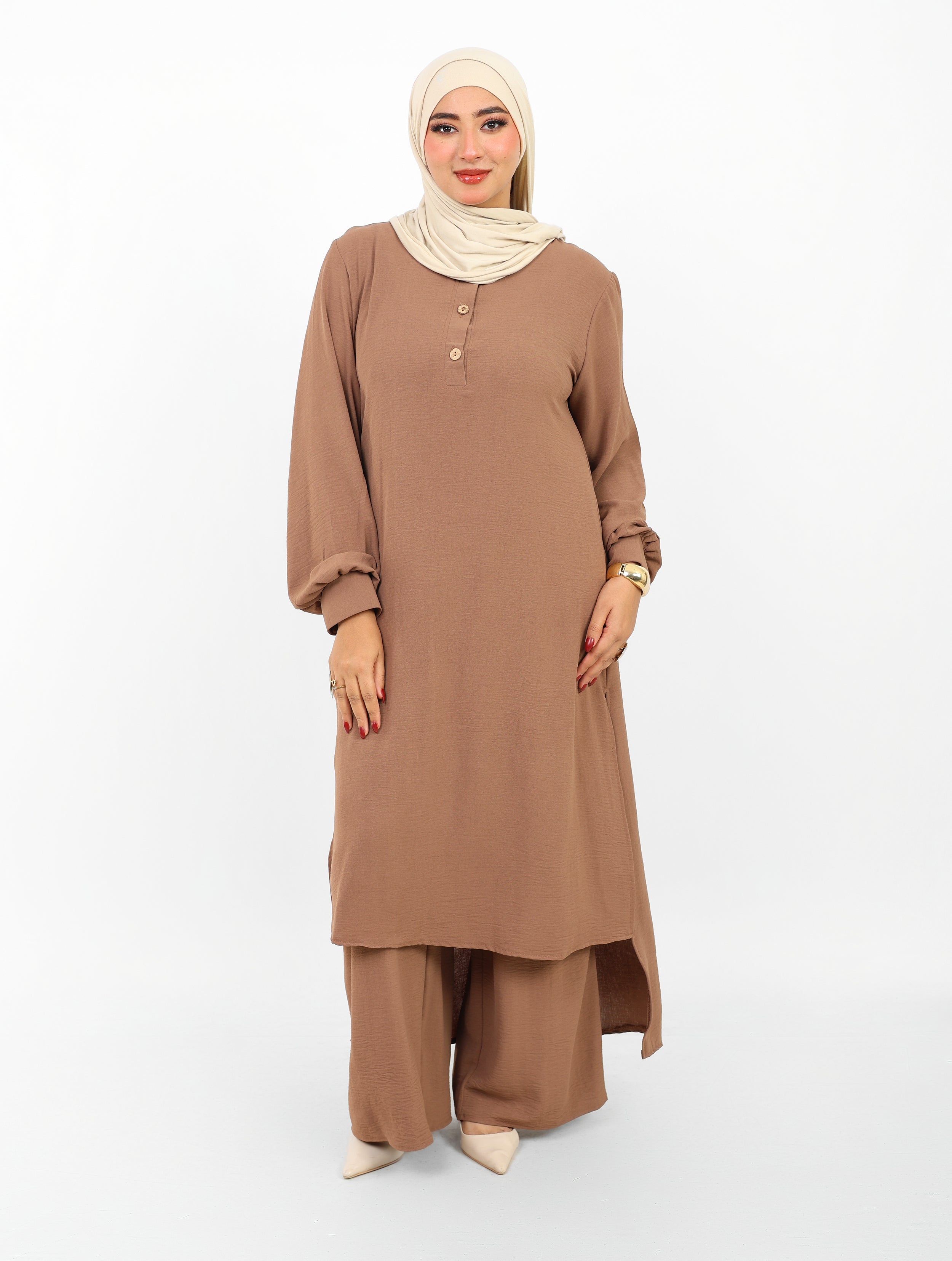 Ensemble Baldeez 2 Pièces – Tunique Longue & Pantalon Large