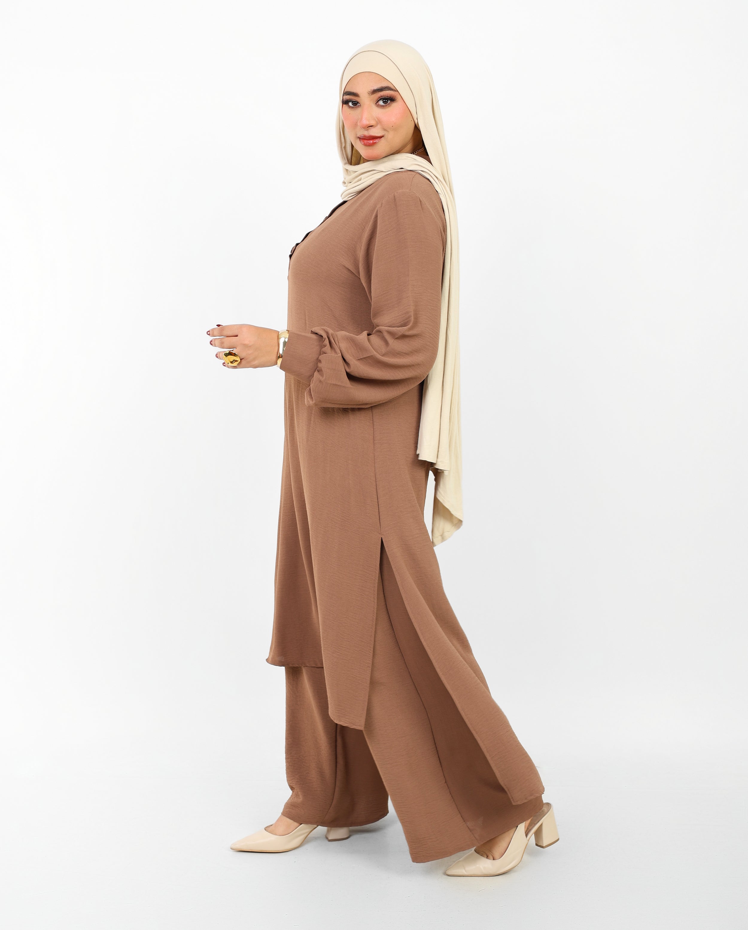Ensemble Baldeez 2 Pièces – Tunique Longue & Pantalon Large