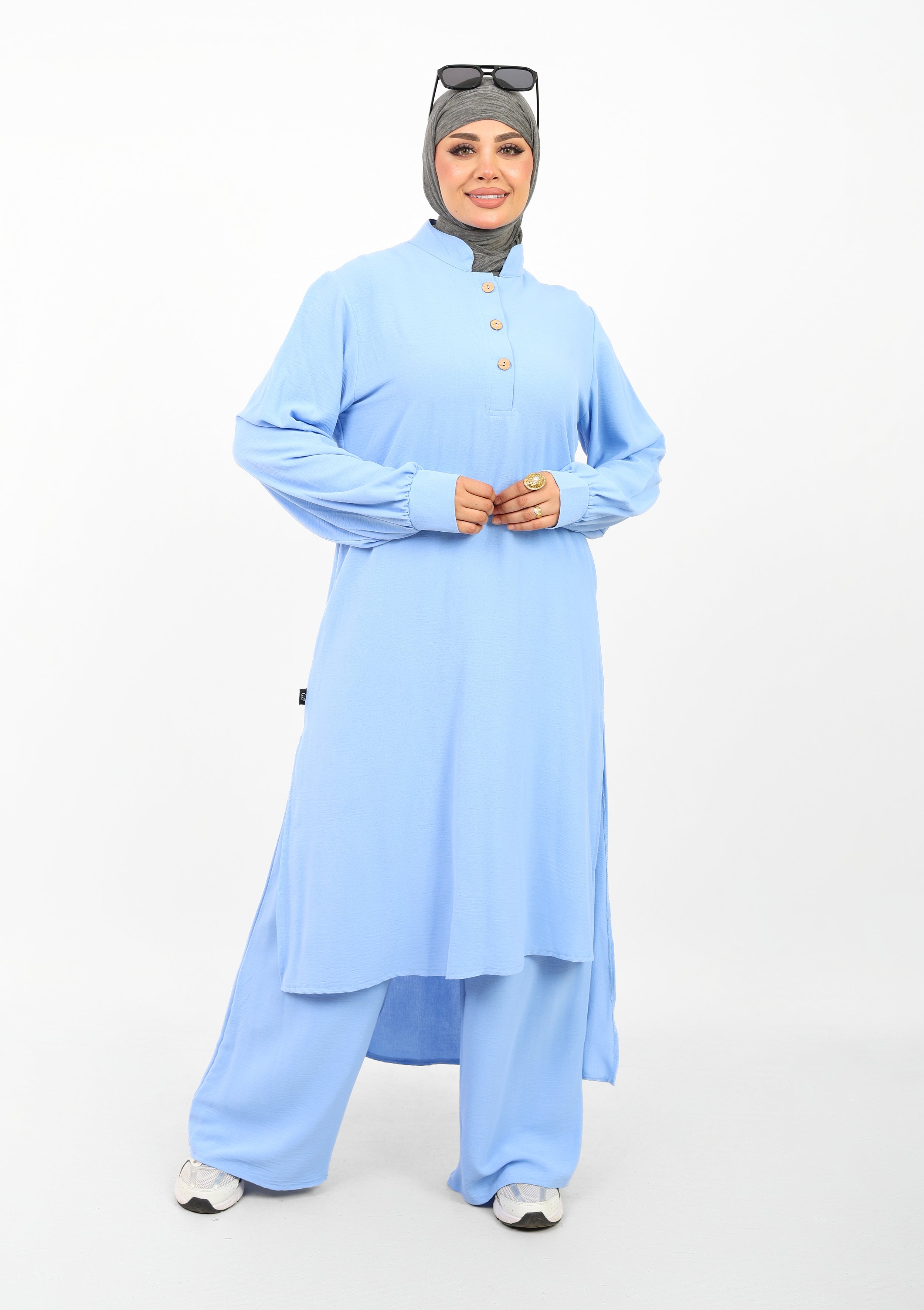 Ensemble Baldeez 2 Pièces – Tunique Longue & Pantalon Large