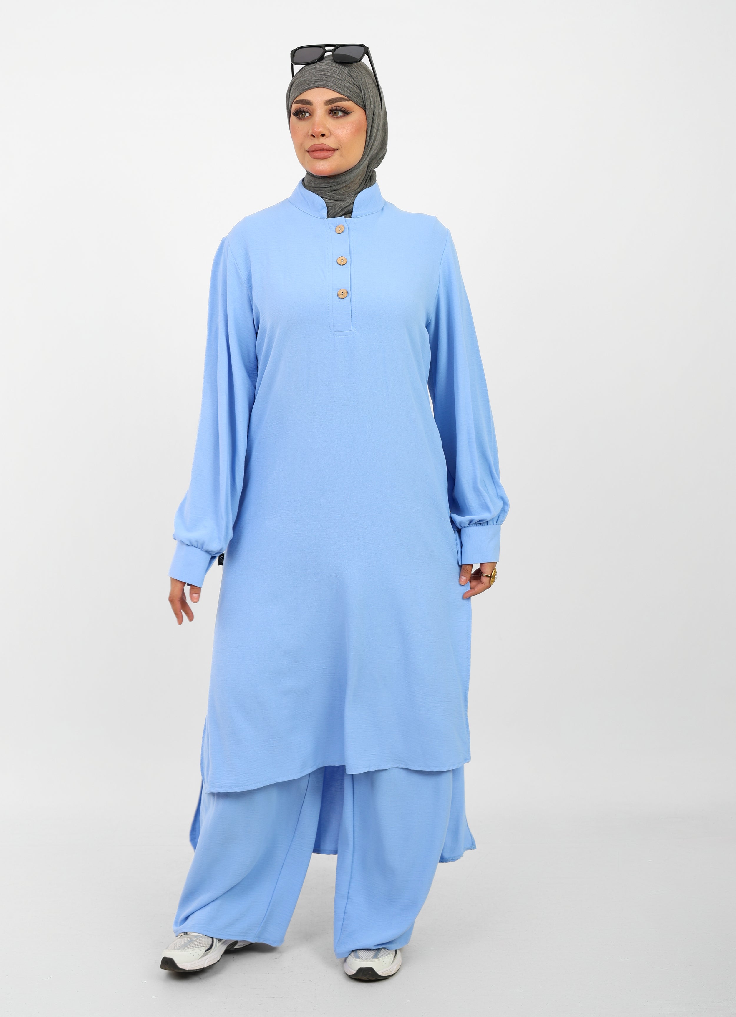 Ensemble Baldeez 2 Pièces – Tunique Longue & Pantalon Large