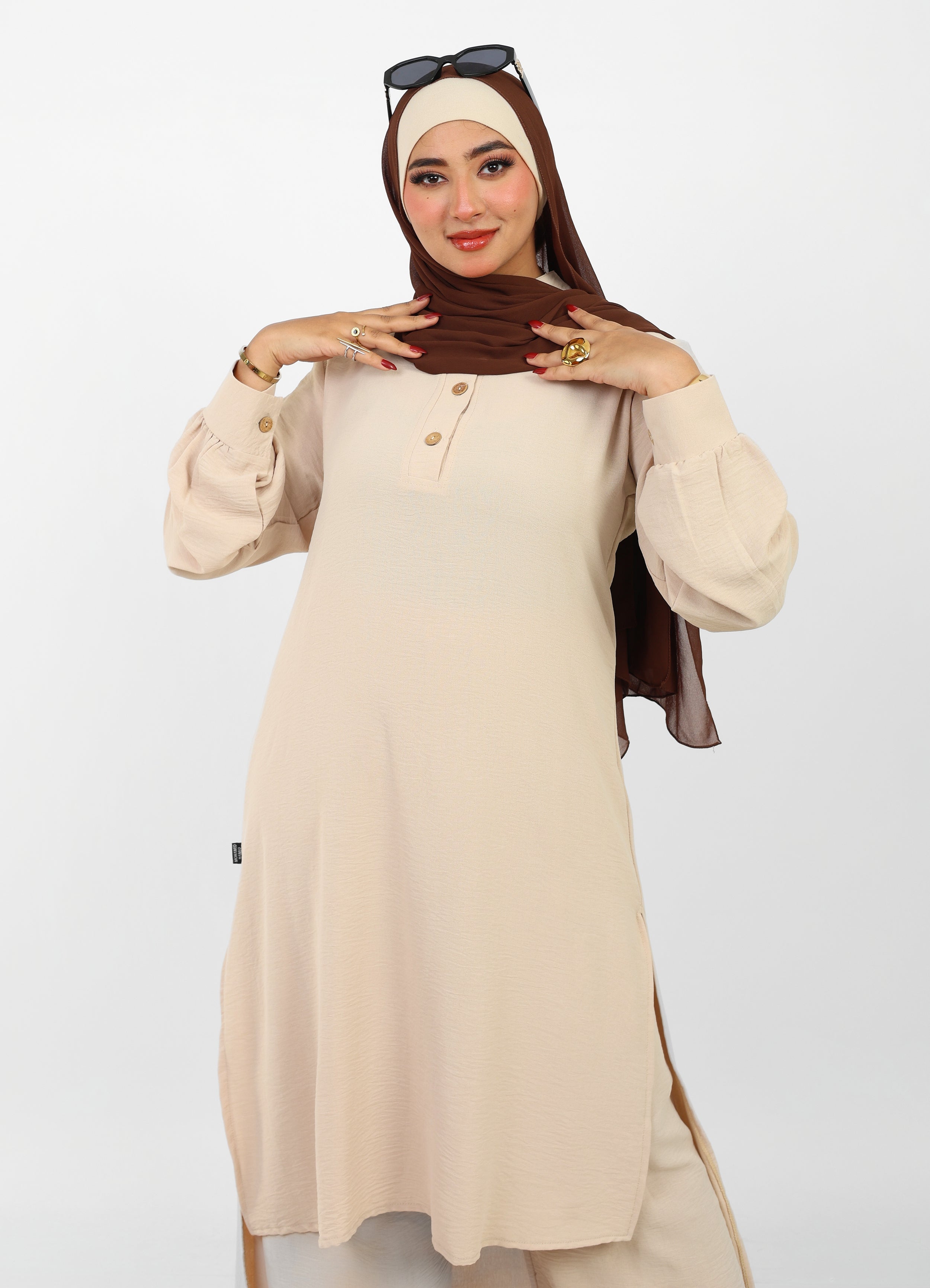 Ensemble Baldeez 2 Pièces – Tunique Longue & Pantalon Large