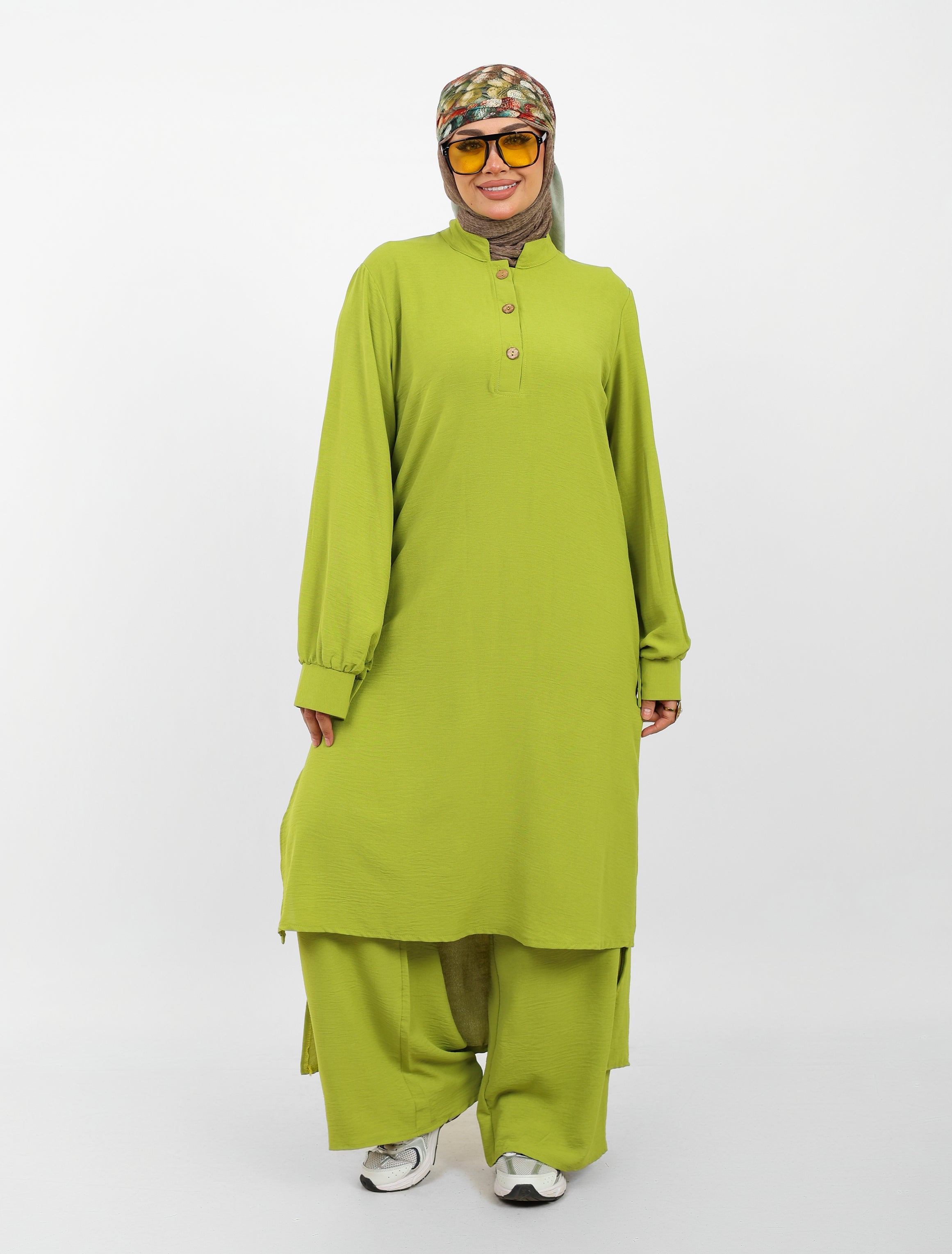 Ensemble Baldeez 2 Pièces – Tunique Longue & Pantalon Large