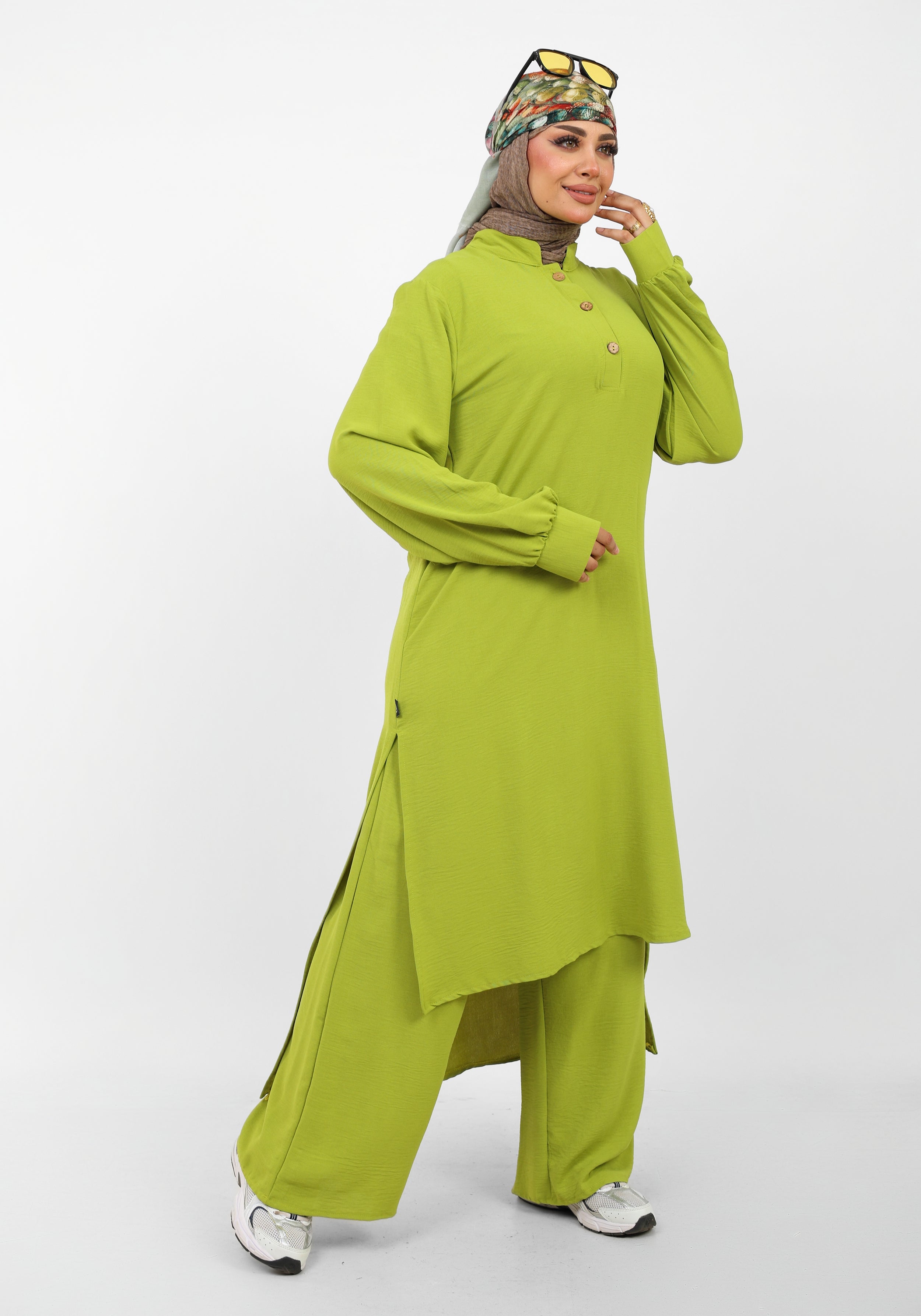 Ensemble Baldeez 2 Pièces – Tunique Longue & Pantalon Large
