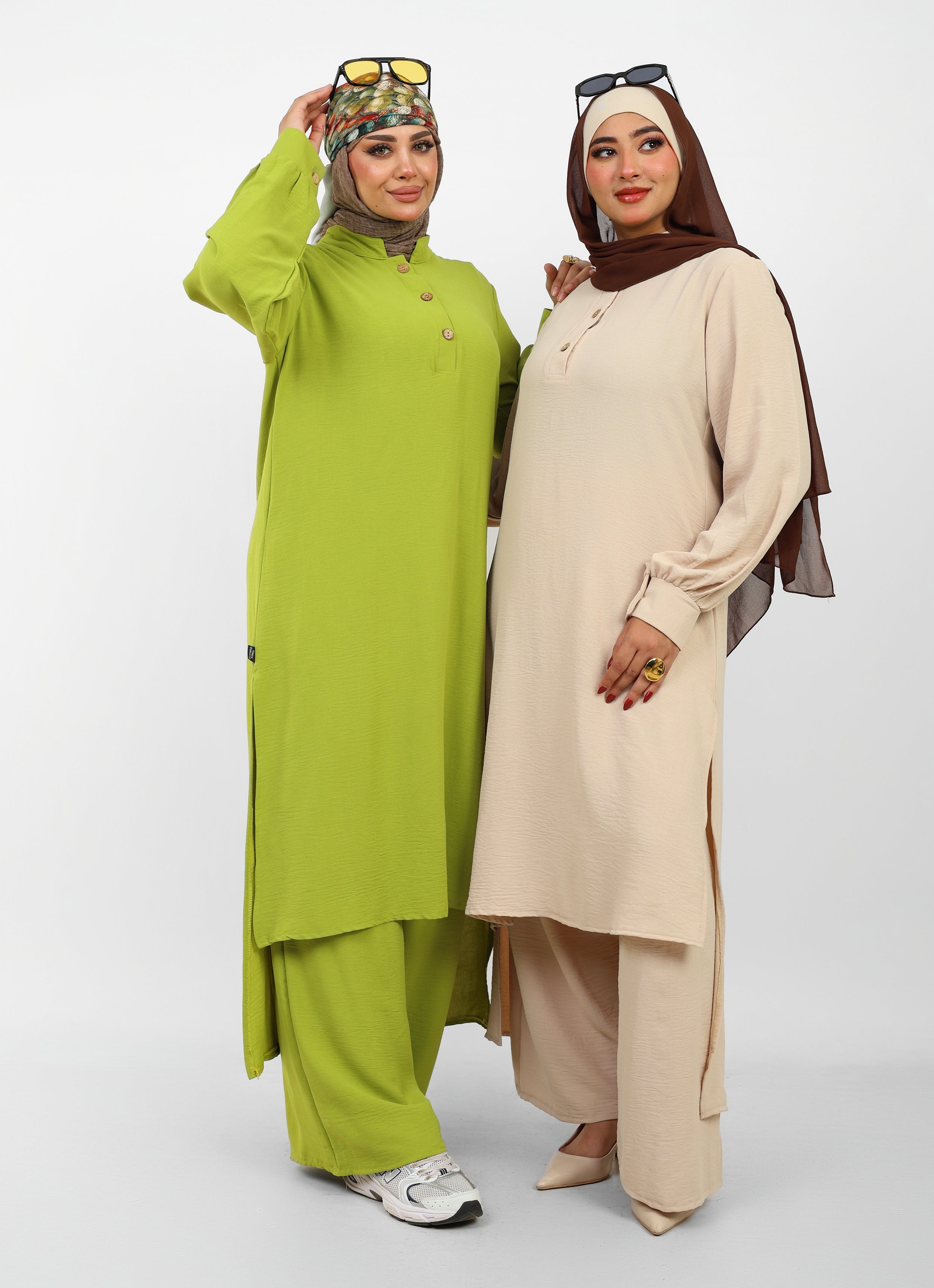 Ensemble Baldeez 2 Pièces – Tunique Longue & Pantalon Large