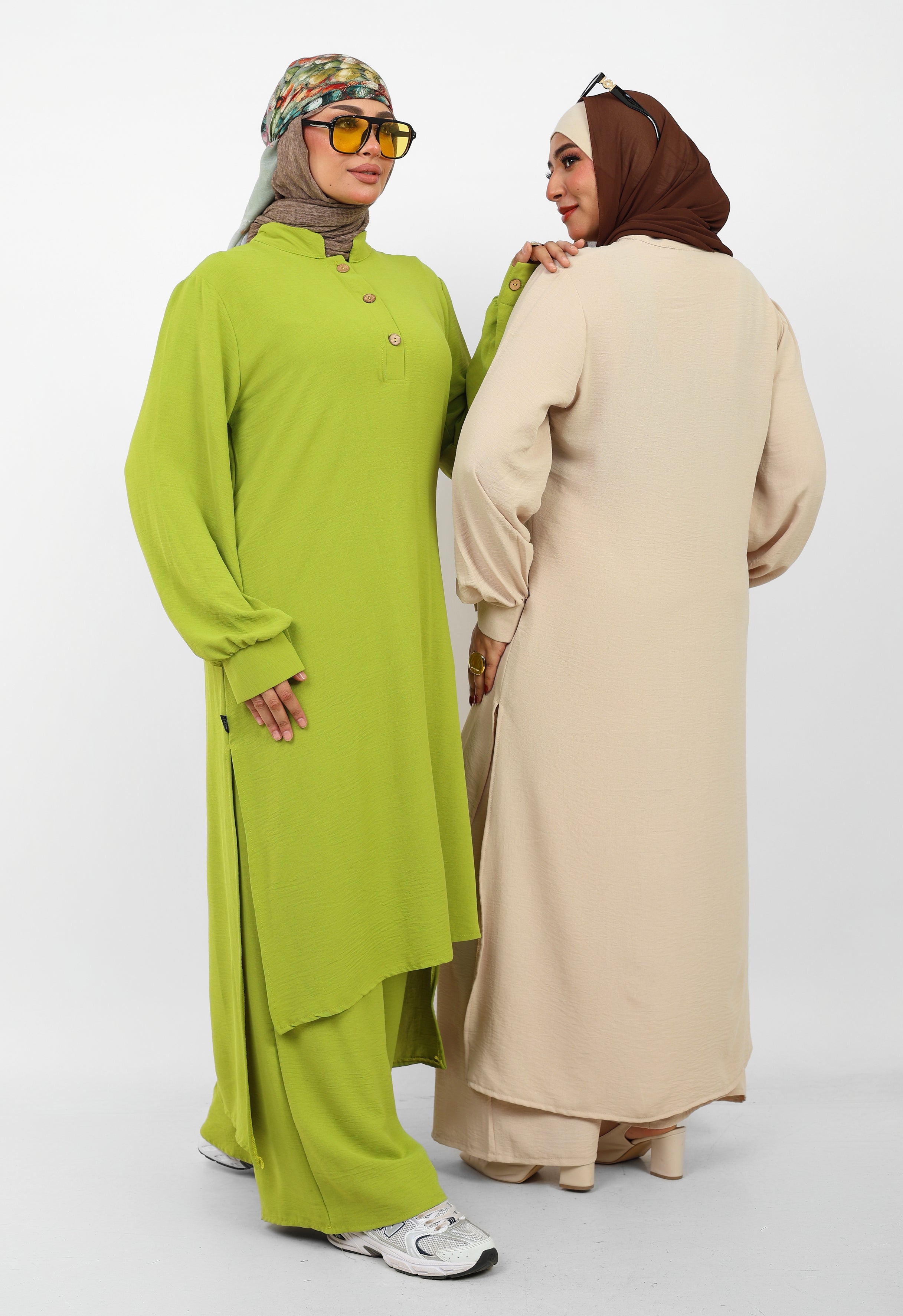 Ensemble Baldeez 2 Pièces – Tunique Longue & Pantalon Large