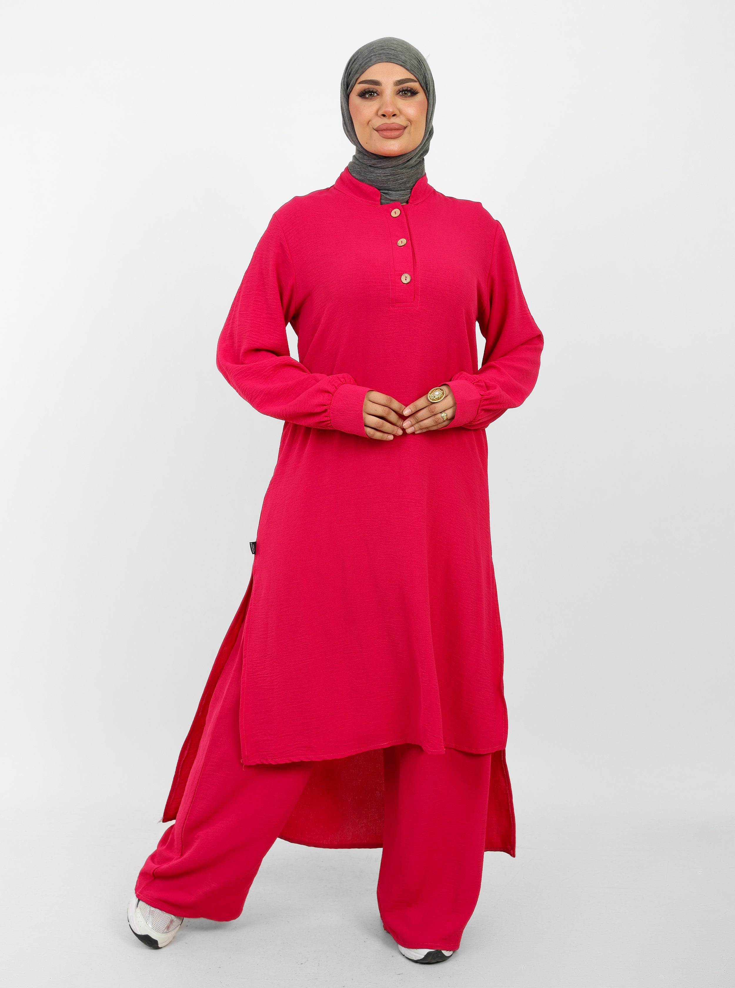 Ensemble Baldeez 2 Pièces – Tunique Longue & Pantalon Large