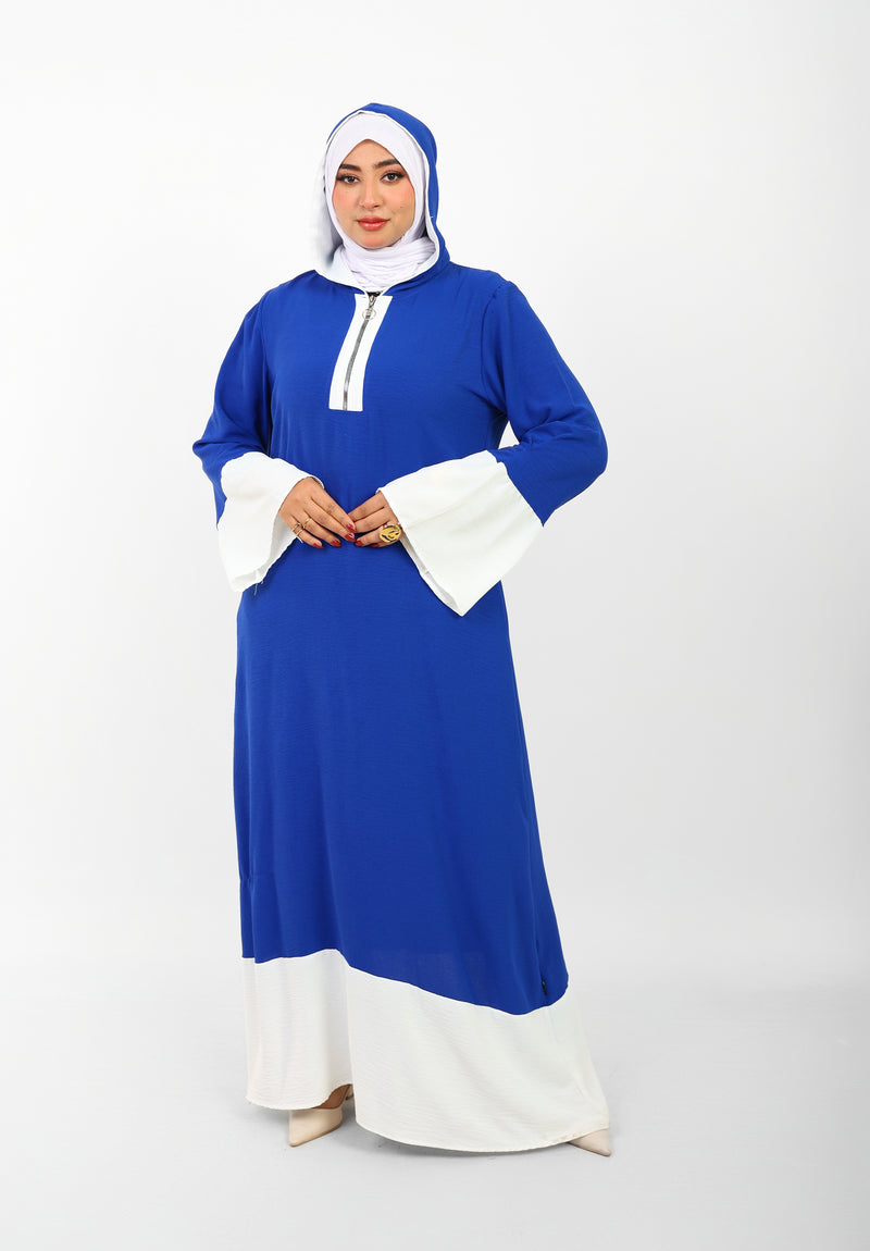 Robe Folla Longue – Tissu Turc CY Bicolore
