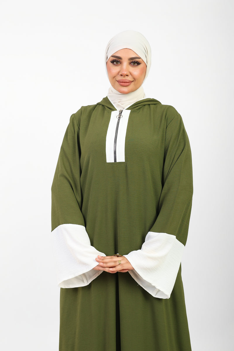 Robe Folla Longue – Tissu Turc CY Bicolore