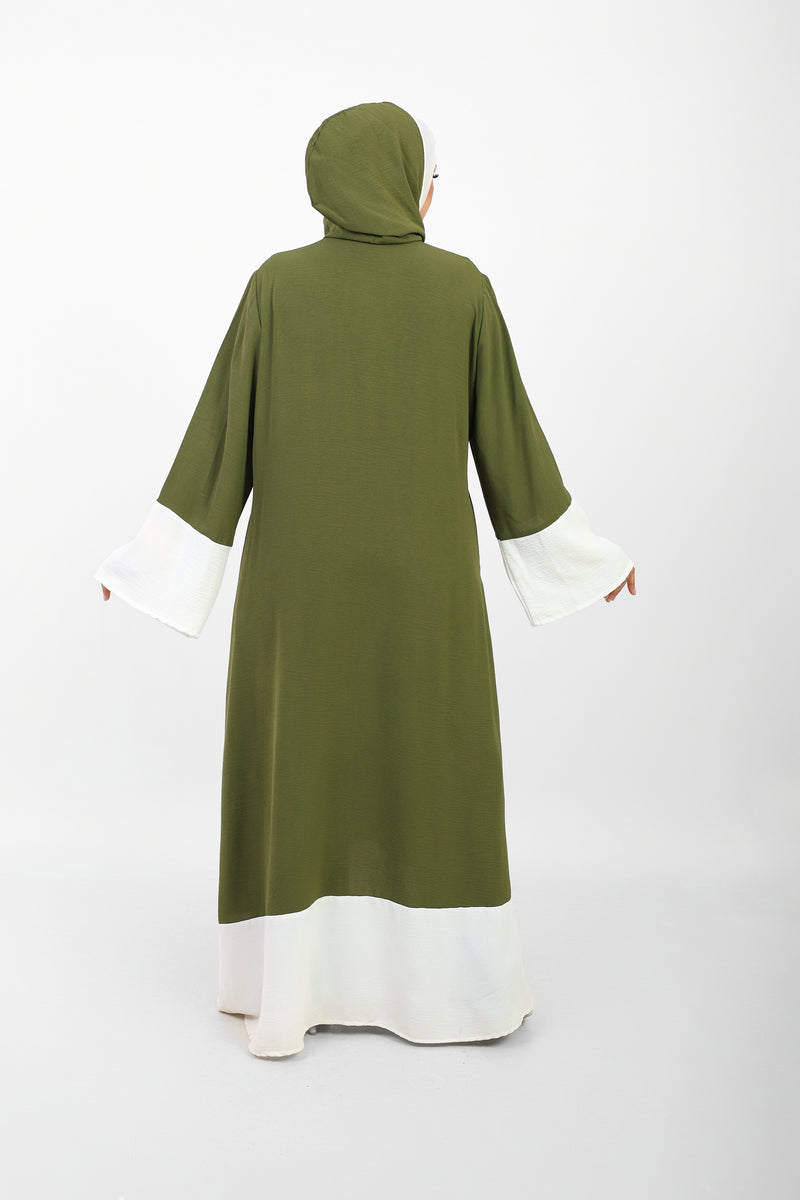 Robe Folla Longue – Tissu Turc CY Bicolore
