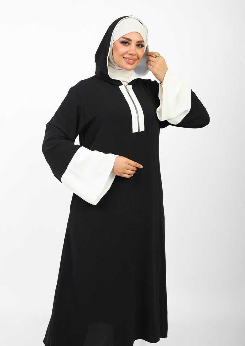 Robe Folla Longue – Tissu Turc CY Bicolore