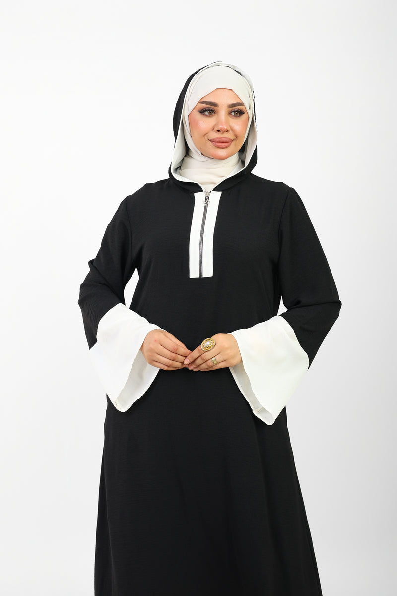 Robe Folla Longue – Tissu Turc CY Bicolore