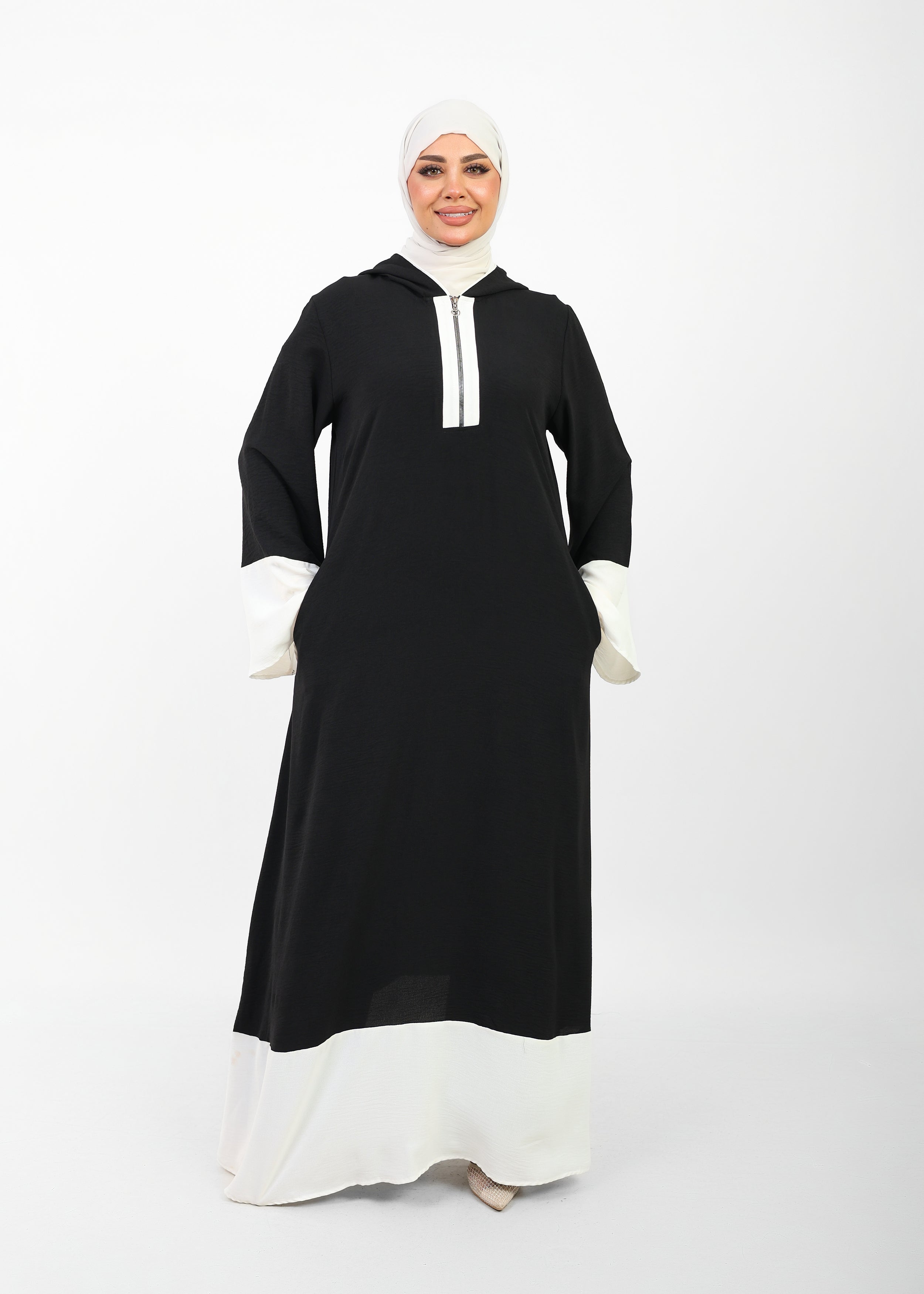 Robe Folla Longue – Tissu Turc CY Bicolore