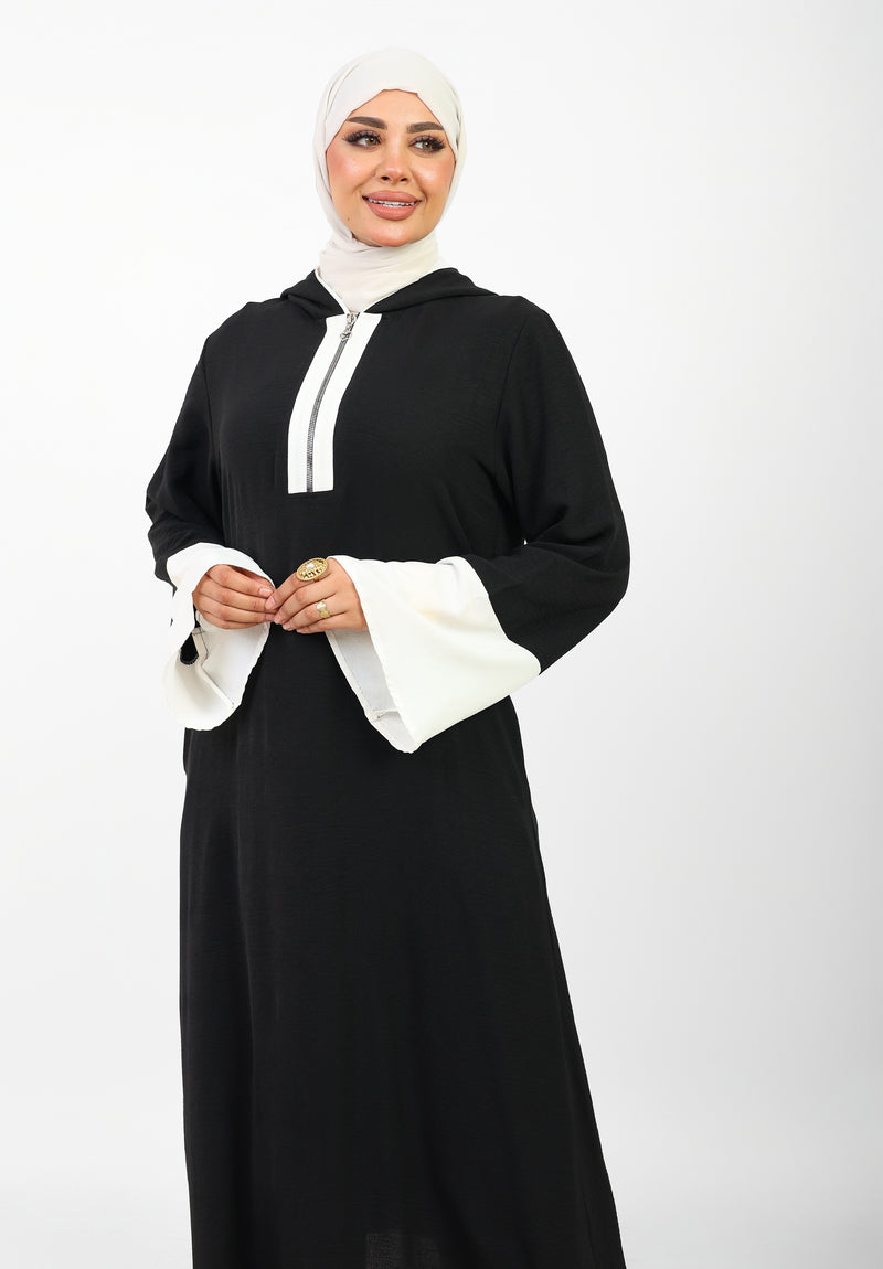 Robe Folla Longue – Tissu Turc CY Bicolore
