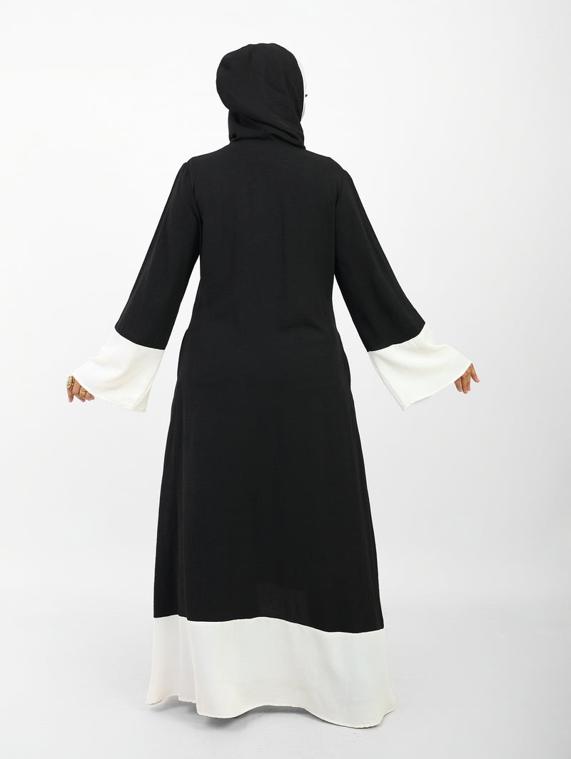 Robe Folla Longue – Tissu Turc CY Bicolore
