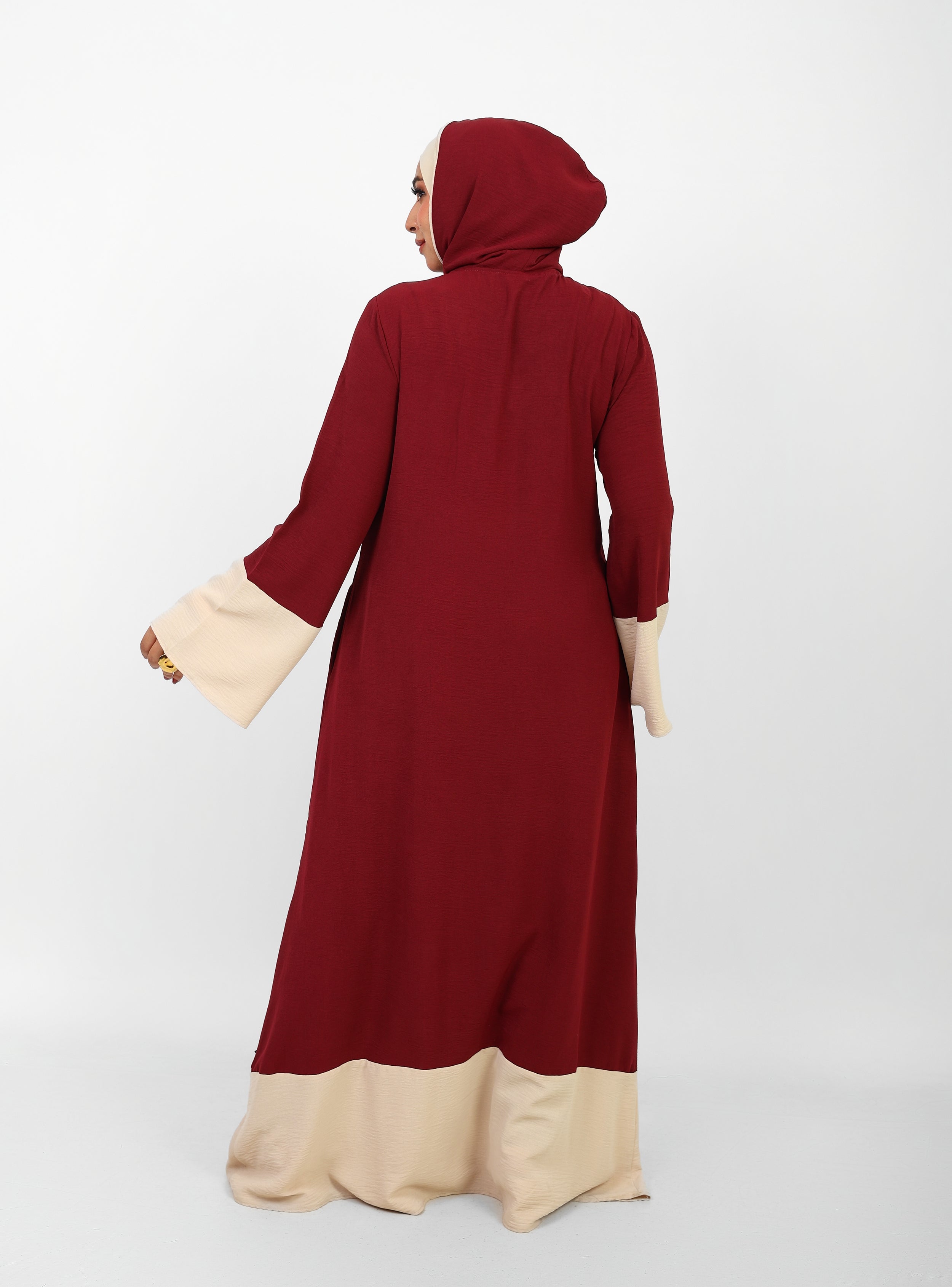 Robe Folla Longue – Tissu Turc CY Bicolore