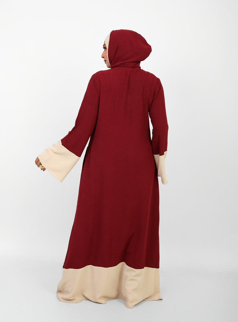 Robe Folla Longue – Tissu Turc CY Bicolore