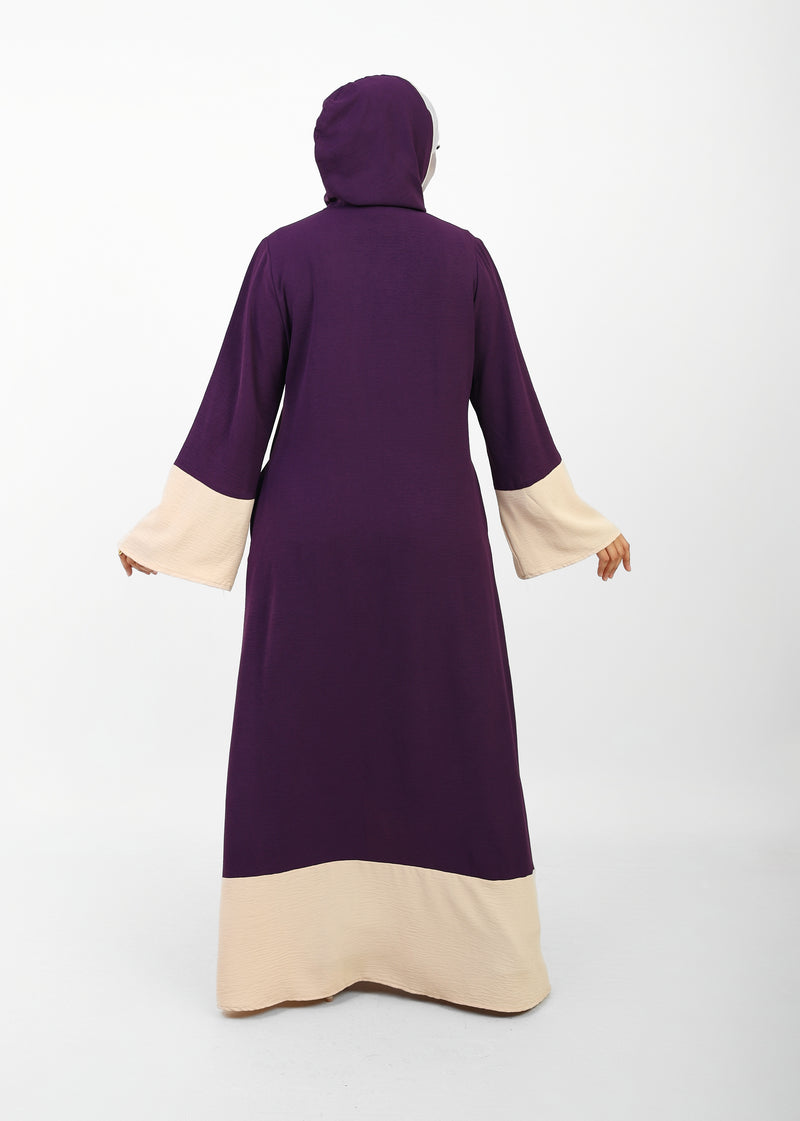 Robe Folla Longue – Tissu Turc CY Bicolore