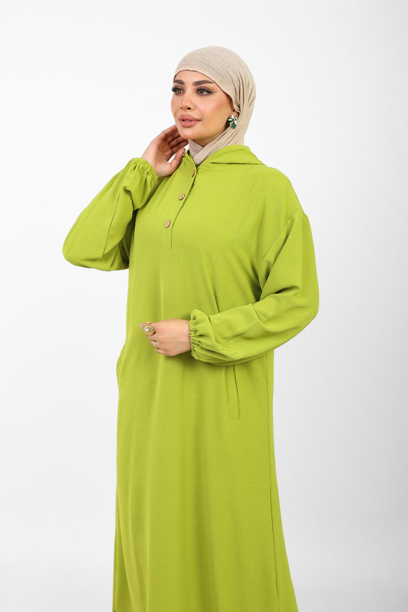 Poncho Safi Longue Femme à Capuche